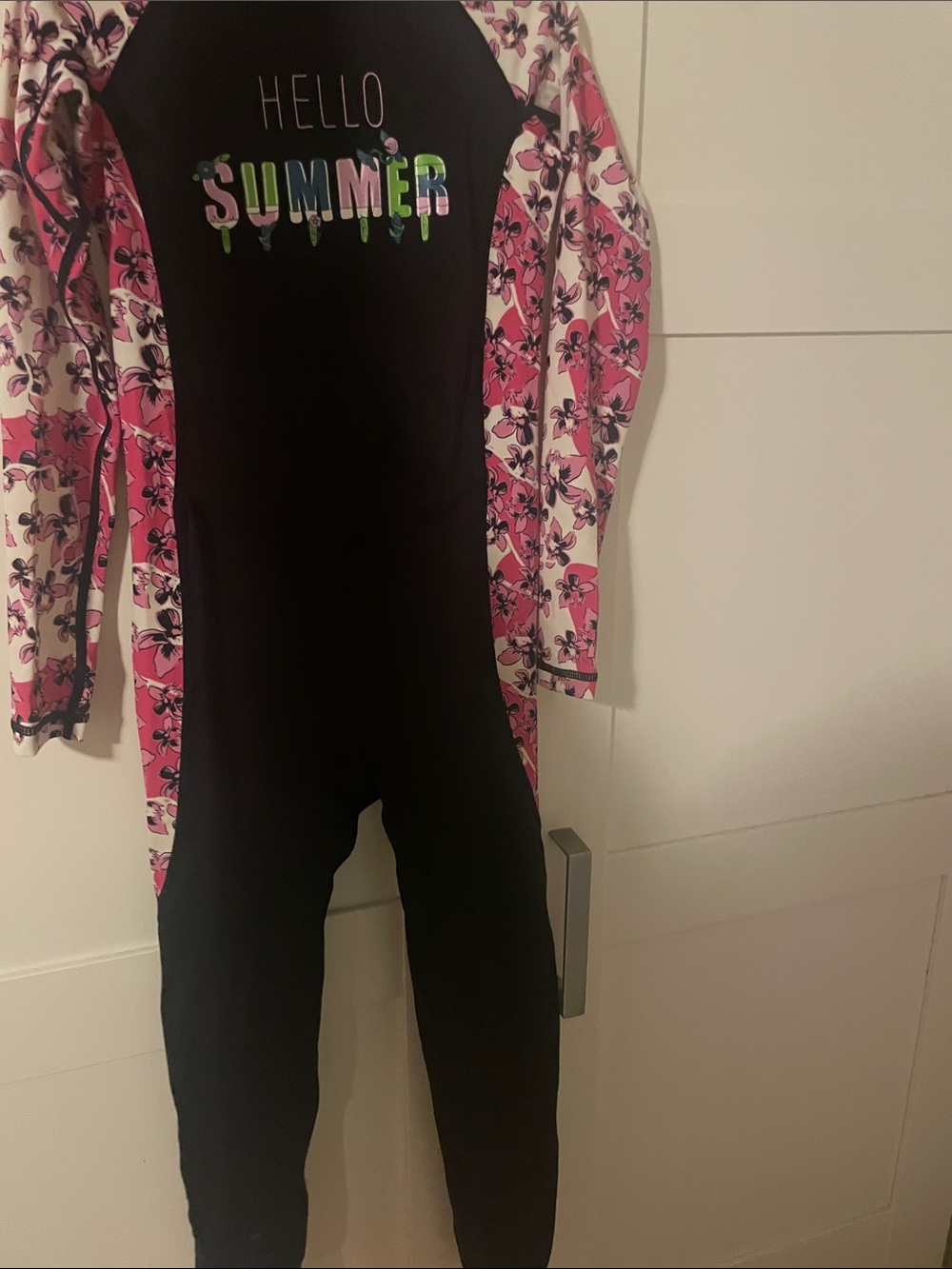 Girls size large one piece swimsuit